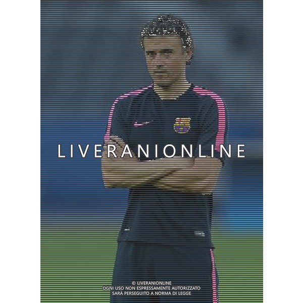 UEFA Champions League 2014/2015 Finale Berlino - 05.06.2015 Allenamento Juventus Barcellona Nella Foto:luis enrique /Ph.Vitez-Ag. Aldo Liverani
