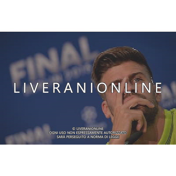 BERLIN, GERMANY - JUNE 05: In this handout image provided by UEFA, Gerard Pique of Barcelona attends a FC Barcelona press conference on the eve of the UEFA Champions League Final match against Juventus at Olympiastadion on June 5, 2015 in Berlin, Germany. (Photo by UEFA/UEFA) Gerard Pique/Agenzia Aldo Liverani s.a.s. *** Local Caption *** Gerard Pique/Agenzia Aldo Liverani s.a.s.