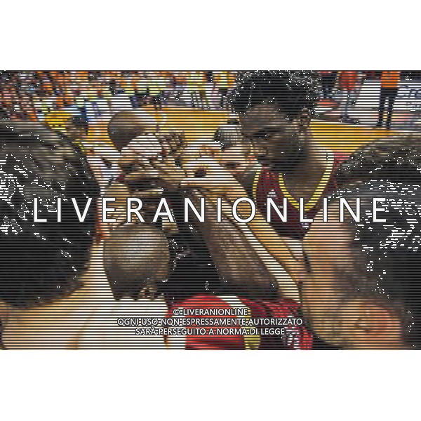 Equipe Strasbourg / Bangaly Fofana - 04.06.2015 - Le Mans / Strasbourg - 1/2Finale Pro A Photo : Andre Ferreira / Icon Sport /AGENZIA ALDO LIVERANI Sas - ITALY ONLY - EDITORIAL USE ONLY - BASKET