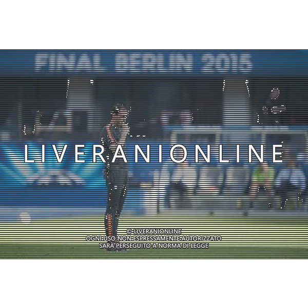 Juventus manager Massimiliano Allegri during todays training session for tomorrows Final Photographer Chris Vaughan/CameraSport Football - Training Session - UEFA Champions League Final - Juventus v Barcelona - Friday 5th June 2015 - Olympiastadion - Berlin, Germany © CameraSport - 43 Linden Ave. Countesthorpe. Leicester. England. LE8 5PG - Tel: +44 (0) 116 277 4147 - admin@camerasport.com - www.camerasport.com /AGENZIA ALDO LIVERANI Sas - ITALY ONLY - EDITORIAL USE ONLY