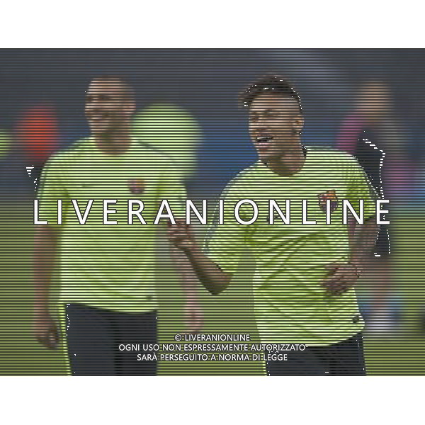 Barcelona\'s Neymar during todays training session for tomorrows Final Photographer Chris Vaughan/CameraSport Football - Training Session - UEFA Champions League Final - Juventus v Barcelona - Friday 5th June 2015 - Olympiastadion - Berlin, Germany © CameraSport - 43 Linden Ave. Countesthorpe. Leicester. England. LE8 5PG - Tel: +44 (0) 116 277 4147 - admin@camerasport.com - www.camerasport.com /AGENZIA ALDO LIVERANI Sas - ITALY ONLY - EDITORIAL USE ONLY