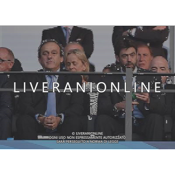 UEFA Champions League 2014/2015 Finale Berlino - 06.06.2015 Juventus-Barcellona Nella Foto:platini michel e andrea agnelli /Ph.Vitez-Ag. Aldo Liverani