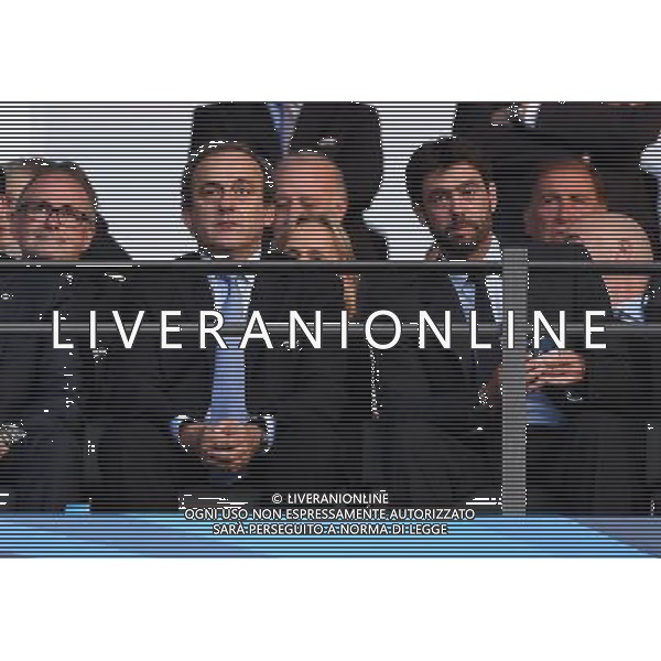 UEFA Champions League 2014/2015 Finale Berlino - 06.06.2015 Juventus-Barcellona Nella Foto:platini michel e andrea agnelli /Ph.Vitez-Ag. Aldo Liverani