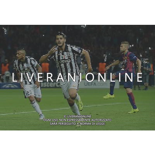 UEFA Champions League 2014/2015 Finale Berlino - 06.06.2015 Juventus-Barcellona Nella Foto: esultanza dopo il gol di morata alvaro /Ph.Vitez-Ag. Aldo Liverani
