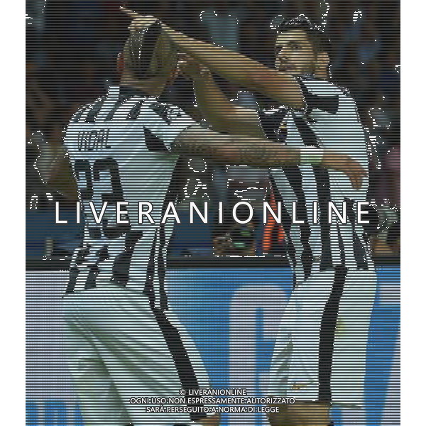 UEFA Champions League 2014/2015 Finale Berlino - 06.06.2015 Juventus-Barcellona Nella Foto: esultanza dopo il gol di morata alvaro /Ph.Vitez-Ag. Aldo Liverani