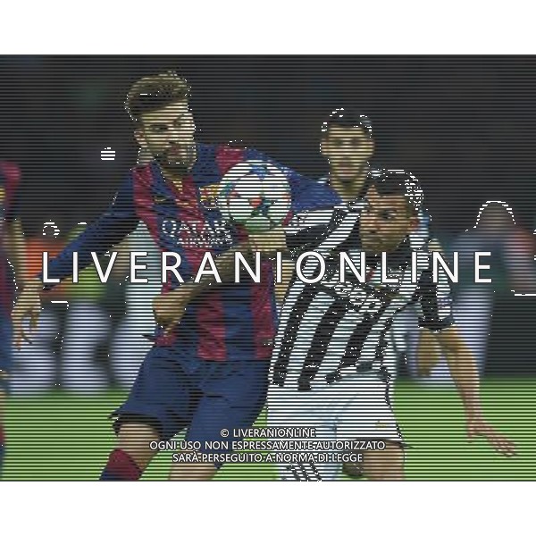 UEFA Champions League 2014/2015 Finale Berlino - 06.06.2015 Juventus-Barcellona Nella Foto:pique tevez /Ph.Vitez-Ag. Aldo Liverani