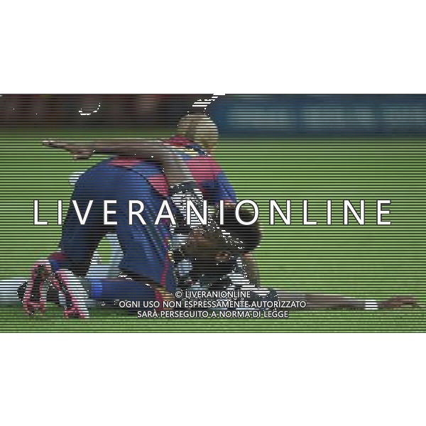 UEFA Champions League 2014/2015 Finale Berlino - 06.06.2015 Juventus-Barcellona Nella Foto:il presunto fallo di dani alves su pogba in area di rigore /Ph.Vitez-Ag. Aldo Liverani