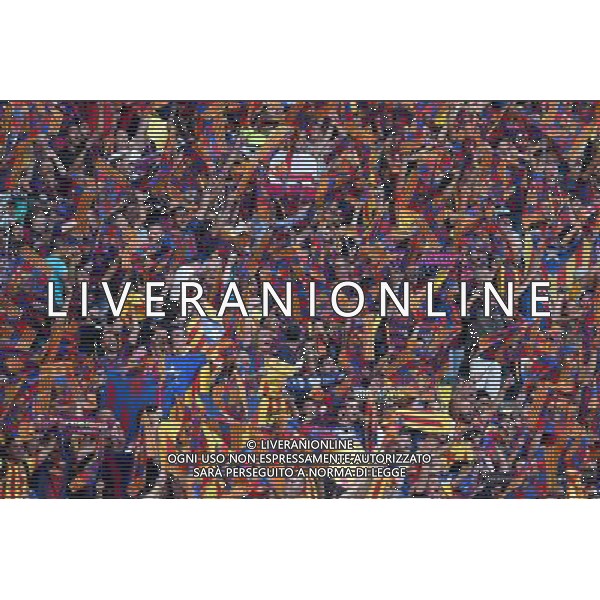 BERLIN 06.06.2015 FINALOWY MECZ LIGA MISTRZOW SEZON 2014/15: JUVENTUS TURYN - FC BARCELONA --- UEFA CHAMPIONS LEAGUE FINAL MATCH: JUVENTUS TURIN - FC BARCELONA KIBICE BARCELONY FOT. PIOTR KUCZA/NEWSPIX.PL --- Newspix.pl /AGENZIA ALDO LIVERANI Sas - ITALY ONLY - EDITORIAL USE ONLY - Juventus - Barcellona UEFA Champions League 2014/2015 Finale Berlino - 06.06.2015 *** Local Caption *** www.newspix.pl mail us: info@newspix.pl call us: 0048 022 23 22 222 --- Polish Picture Agency by Ringier Axel Springer Poland
