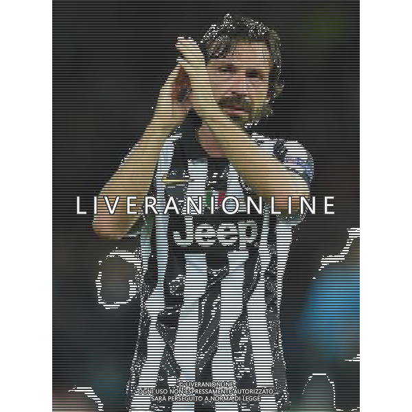 UEFA Champions League 2014/2015 Finale Berlino - 06.06.2015 Juventus-Barcellona Nella Foto: delusione a fine gara - andrea pirlo in lacrime /Ph.Vitez-Ag. Aldo Liverani