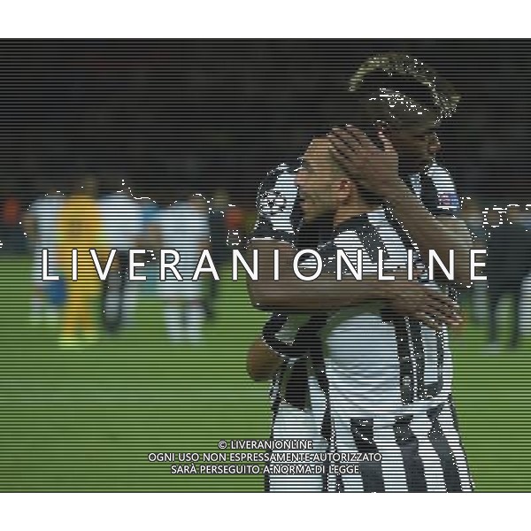 UEFA Champions League 2014/2015 Finale Berlino - 06.06.2015 Juventus-Barcellona Nella Foto: delusione a fine gara di carlos tevez e paul pogba /Ph.Vitez-Ag. Aldo Liverani