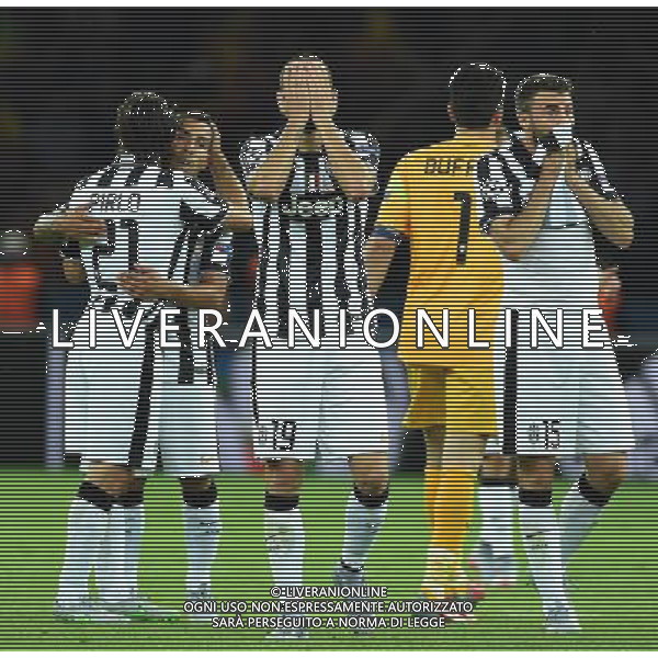 UEFA Champions League 2014/2015 Finale Berlino - 06.06.2015 Juventus-Barcellona Nella Foto:delusione juventus /Ph.Vitez-Ag. Aldo Liverani