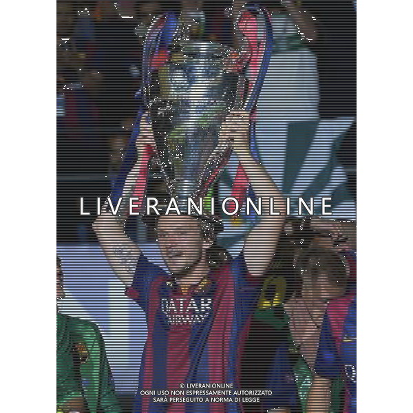UEFA Champions League 2014/2015 Finale Berlino - 06.06.2015 Juventus-Barcellona Nella Foto:rakitic con la coppa /Ph.Vitez-Ag. Aldo Liverani