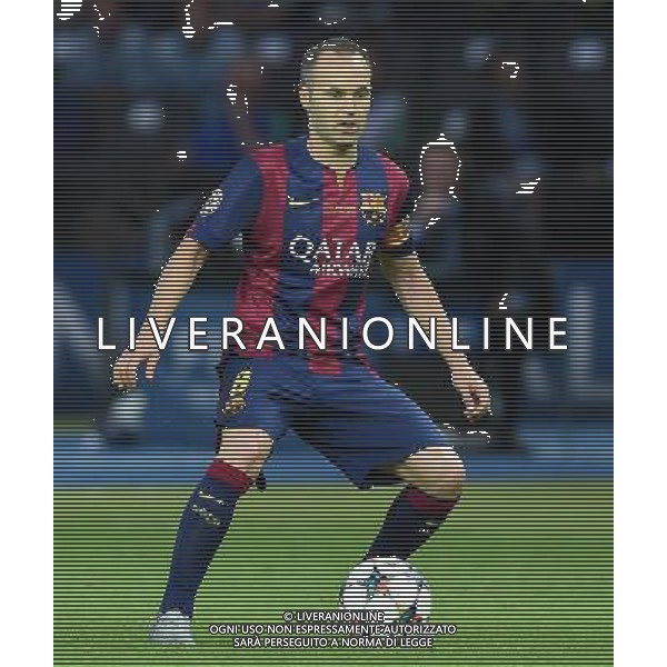 UEFA Champions League 2014/2015 Finale Berlino - 06.06.2015 Juventus-Barcellona Nella Foto:Iniesta Andreas /Ph.Vitez-Ag. Aldo Liverani