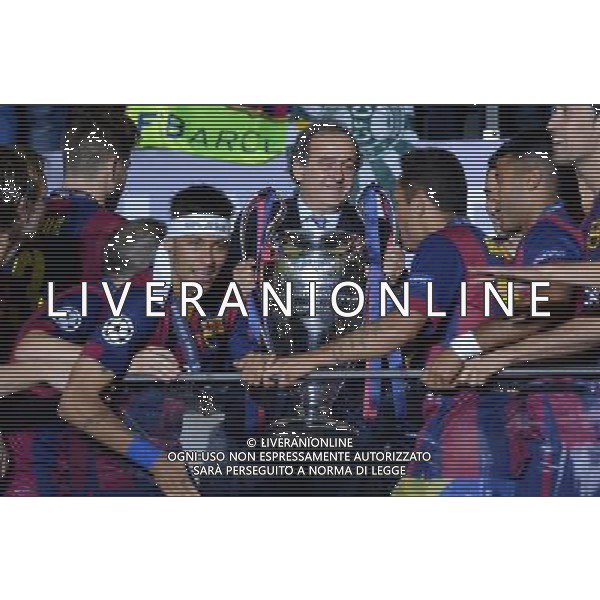 UEFA Champions League 2014/2015 Finale Berlino - 06.06.2015 Juventus-Barcellona Nella Foto:Platini Michel /Ph.Vitez-Ag. Aldo Liverani
