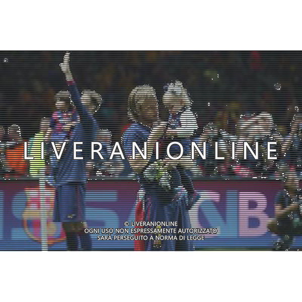 BERLIN 06.06.2015 FINALOWY MECZ LIGA MISTRZOW SEZON 2014/15: JUVENTUS TURYN - FC BARCELONA 1:2 --- UEFA CHAMPIONS LEAGUE FINAL MATCH: JUVENTUS TURIN - FC BARCELONA 1:2 IVAN RAKITIC ALTHEA RAKITIC FOT. PIOTR KUCZA/NEWSPIX.PL AG ALDO LIVERANI SAS ONLY ITALY