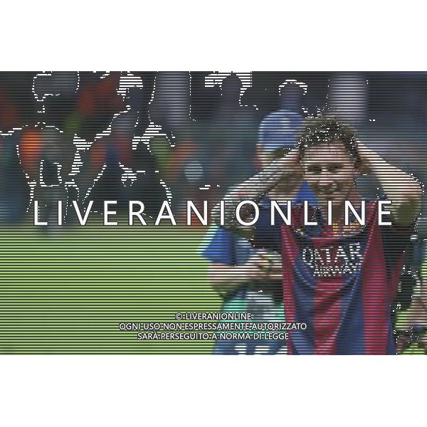 06.06.2015 BERLIN , NIEMCY STADION OLIMPIJSKI PILKA NOZNA ( FOOTBALL ) FINAL LIGI MISTRZOW UEFA 2015 ( UEFA CHAMIONS LEAGUE FINAL ) MECZ JUVENTUS TURYN FC - FC BARCELONA NZ LIONEL MESSI FOTO LUKASZ GROCHALA/CYFRASPORT / NEWSPIX.PL --- Newspix.pl AG ALDO LIVERANI SAS ONLY ITALY *** Local Caption *** www.newspix.pl mail us: info@newspix.pl call us: 0048 022 23 22 222 --- Polish Picture Agency by Ringier Axel Springer Poland