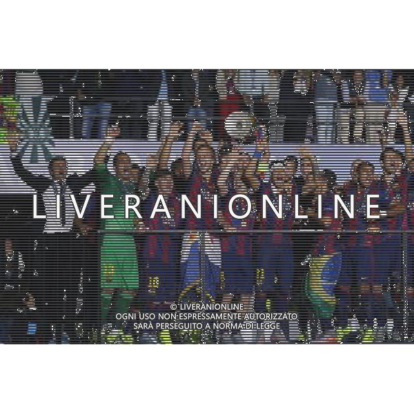 06.06.2015 BERLIN , NIEMCY STADION OLIMPIJSKI PILKA NOZNA ( FOOTBALL ) FINAL LIGI MISTRZOW UEFA 2015 ( UEFA CHAMIONS LEAGUE FINAL ) MECZ JUVENTUS TURYN FC - FC BARCELONA NZ BARCELONA RADOSC, WYGRYWA LIGE MISTRZOW - LIONEL MESSI, L;UIZ SUAREZ, NEYMAR, GERARD PIQUE, ANDREAS INIESTA FOTO LUKASZ GROCHALA/CYFRASPORT / NEWSPIX.PL --- Newspix.pl AG ALDO LIVERANI SAS ONLY ITALY *** Local Caption *** www.newspix.pl mail us: info@newspix.pl call us: 0048 022 23 22 222 --- Polish Picture Agency by Ringier Axel Springer Poland