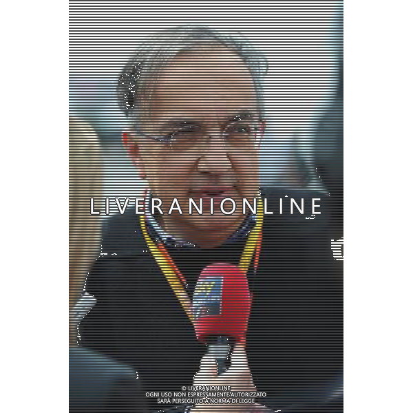 Sergio Marchionne (ITA), Ferrari President and CEO of Fiat Chrysler Automobiles. 07.06.2015. Formula 1 World Championship, Rd 7, Canadian Grand Prix, Montreal, Canada, Race Day. /AGENZIA ALDO LIVERANI Sas - ITALY ONLY - EDITORIAL USE ONLY