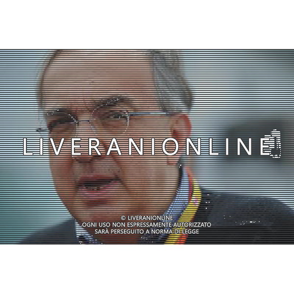 Sergio Marchionne (ITA), Ferrari President and CEO of Fiat Chrysler Automobiles. 07.06.2015. Formula 1 World Championship, Rd 7, Canadian Grand Prix, Montreal, Canada, Race Day. /AGENZIA ALDO LIVERANI Sas - ITALY ONLY - EDITORIAL USE ONLY