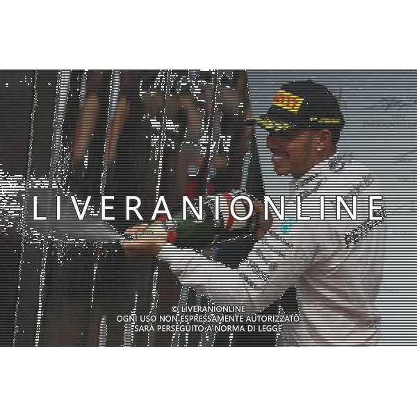 1st PLace Lewis Hamilton (GBR) Mercedes AMG F1. 07.06.2015. Formula 1 World Championship, Rd 7, Canadian Grand Prix, Montreal, Canada, Race Day. /AGENZIA ALDO LIVERANI Sas - ITALY ONLY - EDITORIAL USE ONLY