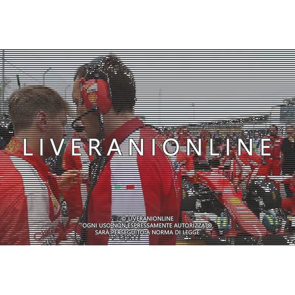Sebastian Vettel (GER) Ferrari on the grid. 07.06.2015. Formula 1 World Championship, Rd 7, Canadian Grand Prix, Montreal, Canada, Race Day. AG ALDO LIVERANI SAS ONLY ITALY