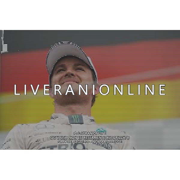 Nico Rosberg (GER) Mercedes AMG F1 on the podium. 07.06.2015. Formula 1 World Championship, Rd 7, Canadian Grand Prix, Montreal, Canada, Race Day. AG ALDO LIVERANI SAS ONLY ITALY