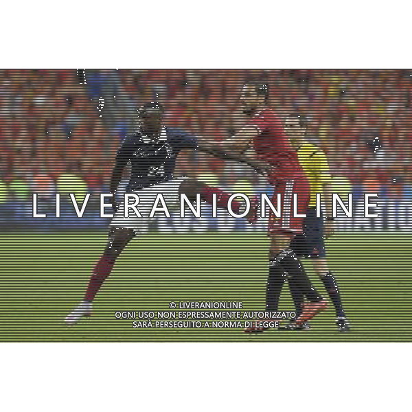 Paul Georges Ntep / Nacer Chadli - 07.06.2015 - France / Belgique - Match amical Photo : Andre Ferreira / Icon Sport AG ALDO LIVERANI SAS ONLY ITALY
