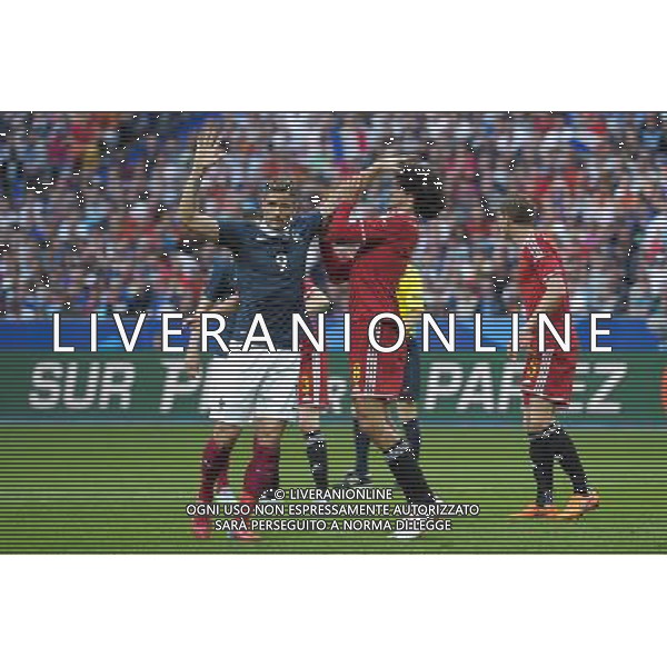Olivier Giroud / Marouane Fellaini - 07.06.2015 - France / Belgique - Match amical Photo : Andre Ferreira / Icon Sport AG ALDO LIVERANI SAS ONLY ITALY