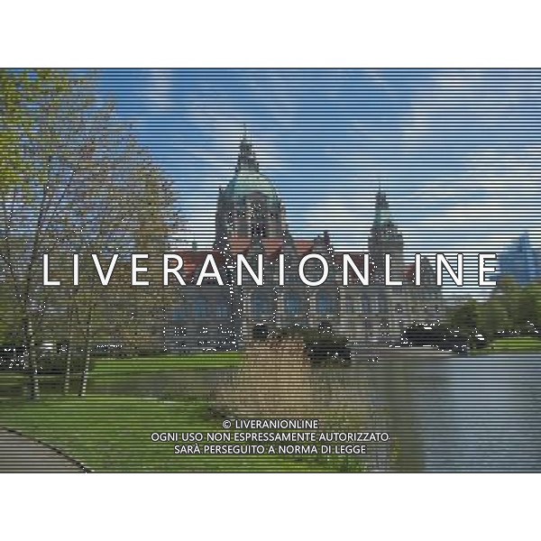 HANNOVER 2015 NELLA FOTO PANORAMICHE DI HANNOVER IL MUNICIPIO FOTO ALDO LIVERANI SAS