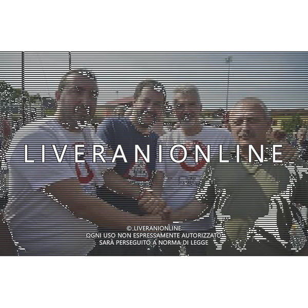 Salvini Belotti Manenti,Salvini al mercato di Rovato ,Rovato 8 Giugno 2015.Ph Fotolive Luca Rocca/Agenzia Aldo Liverani S.a.s