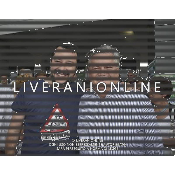 Colazione con Salvini Tardani ,Lonato 8 Giugno 2015.Ph Fotolive Luca Rocca/Agenzia Aldo Liverani S.a.s