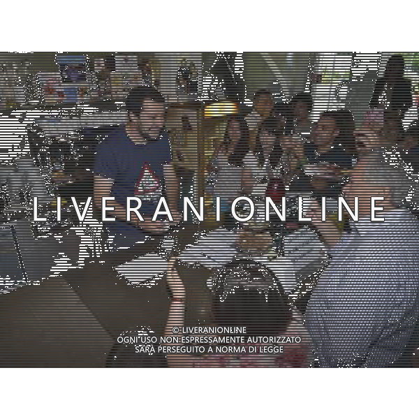 Colazione con Salvini Tardani ,Lonato 8 Giugno 2015.Ph Fotolive Luca Rocca/Agenzia Aldo Liverani S.a.s