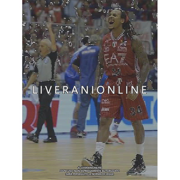 Beko Lega Basket Serie A 2014/2015 Semifinale Playoffs Gara 7 Milano - 10.06.2015 EA7 Emporio Armani Milano-Banco Sardegna Sassarri Nella Foto:moss /Ph.Vitez-Ag. Aldo Liverani