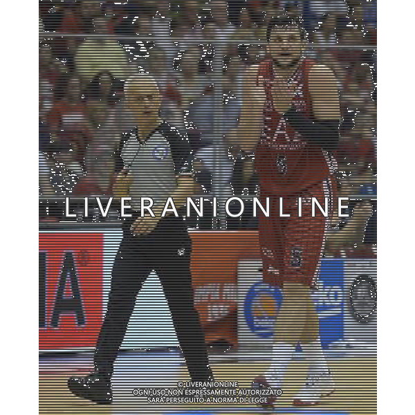 Beko Lega Basket Serie A 2014/2015 Semifinale Playoffs Gara 7 Milano - 10.06.2015 EA7 Emporio Armani Milano-Banco Sardegna Sassarri Nella Foto:gentile /Ph.Vitez-Ag. Aldo Liverani