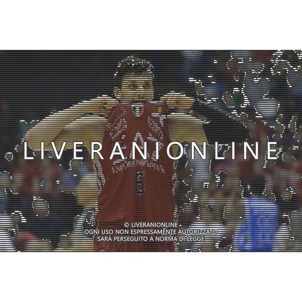 Beko Lega Basket Serie A 2014/2015 Semifinale Playoffs Gara 7 Milano - 10.06.2015 EA7 Emporio Armani Milano-Banco Sardegna Sassarri Nella Foto:delusione gentile /Ph.Vitez-Ag. Aldo Liverani