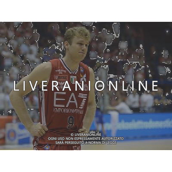 Beko Lega Basket Serie A 2014/2015 Semifinale Playoffs Gara 7 Milano - 10.06.2015 EA7 Emporio Armani Milano-Banco Sardegna Sassarri Nella Foto:lacrime melli /Ph.Vitez-Ag. Aldo Liverani