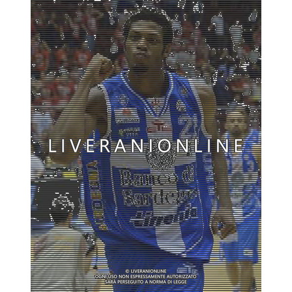 Beko Lega Basket Serie A 2014/2015 Semifinale Playoffs Gara 7 Milano - 10.06.2015 EA7 Emporio Armani Milano-Banco Sardegna Sassarri Nella Foto:brooks jeff esulta /Ph.Vitez-Ag. Aldo Liverani