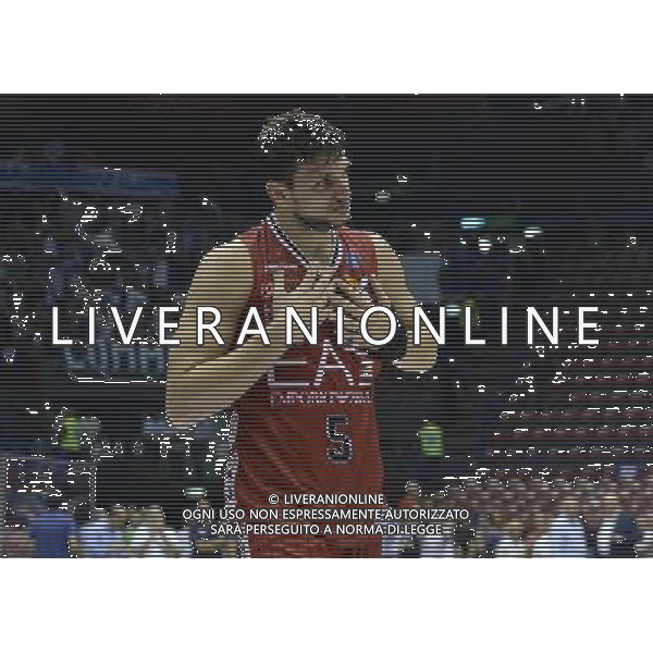 Beko Lega Basket Serie A 2014/2015 Semifinale Playoffs Gara 7 Milano - 10.06.2015 EA7 Emporio Armani Milano-Banco Sardegna Sassarri Nella Foto:lacrime di gentile /Ph.Vitez-Ag. Aldo Liverani