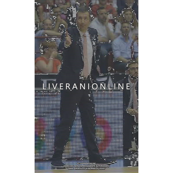 Beko Lega Basket Serie A 2014/2015 Semifinale Playoffs Gara 7 Milano - 10.06.2015 EA7 Emporio Armani Milano-Banco Sardegna Sassarri Nella Foto:Banchi Luca /Ph.Vitez-Ag. Aldo Liverani