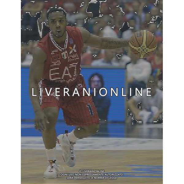 Beko Lega Basket Serie A 2014/2015 Semifinale Playoffs Gara 7 Milano - 10.06.2015 EA7 Emporio Armani Milano-Banco Sardegna Sassarri Nella Foto:Ragland Joe /Ph.Vitez-Ag. Aldo Liverani