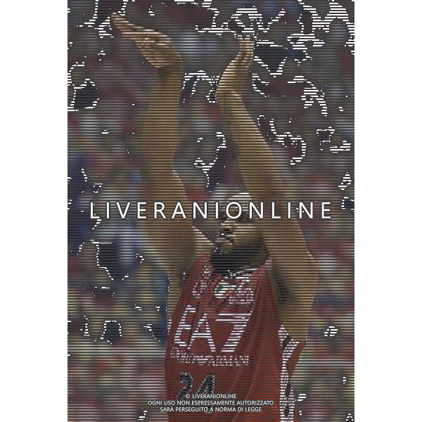 Beko Lega Basket Serie A 2014/2015 Semifinale Playoffs Gara 7 Milano - 10.06.2015 EA7 Emporio Armani Milano-Banco Sardegna Sassarri Nella Foto:Samuels Samardo /Ph.Vitez-Ag. Aldo Liverani