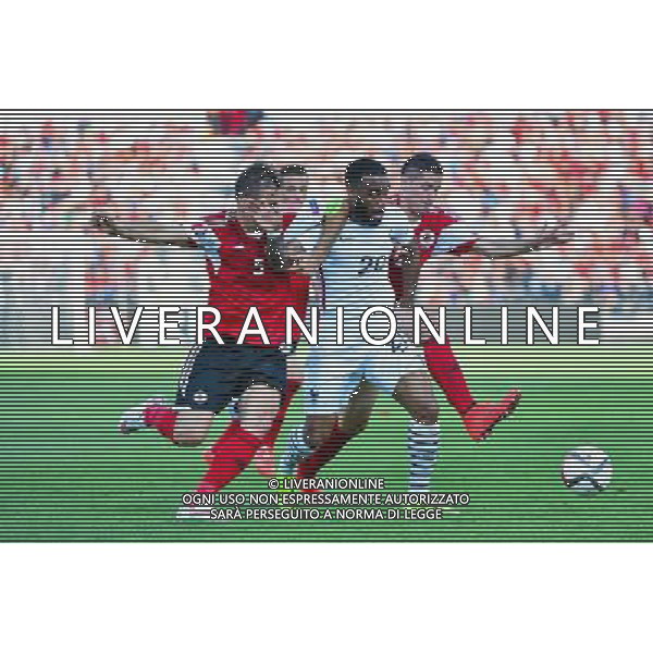 Lorik CANA / Alexandre LACAZETTE / Odise ROSHI - 13.06.2015 - Albanie / France - Match Amical - Tirana Photo : Dave Winter / Icon Sport AG ALDO LIVERANI SAS ONLY ITALY