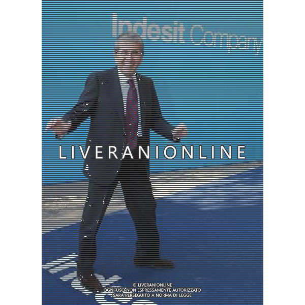 MILANO 27/1/2005 VIA MECENATE, 84 PRESENTAZIONE DI: -INDESIT COMPANY- NELLA FOTO VITTORIO MERLONI PRESIDENTE DI INDESIT COMPANY FOTO ROMANO/AG ALDO LIVERANI