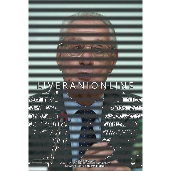 MILANO 27/1/2005 VIA MECENATE, 84 PRESENTAZIONE DI: -INDESIT COMPANY- NELLA FOTO VITTORIO MERLONI PRESIDENTE DI INDESIT COMPANY FOTO ROMANO/AG ALDO LIVERANI