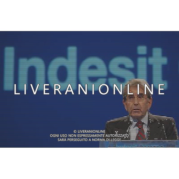 MILANO 27/1/2005 VIA MECENATE, 84 PRESENTAZIONE DI: -INDESIT COMPANY- NELLA FOTO VITTORIO MERLONI PRESIDENTE DI INDESIT COMPANY FOTO ROMANO/AG ALDO LIVERANI