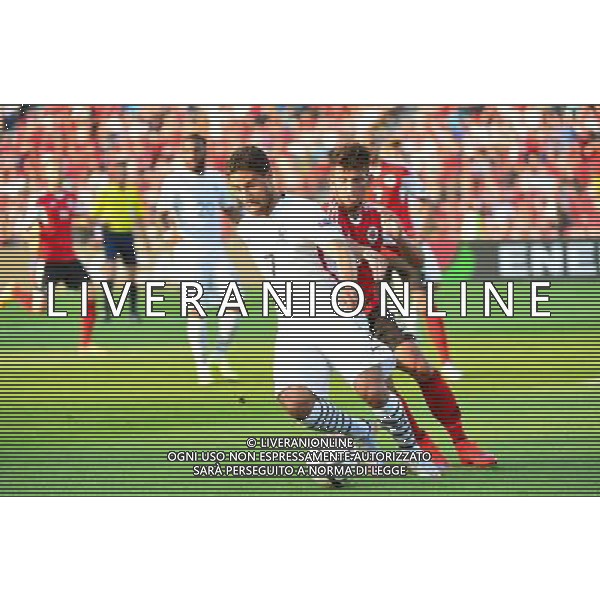 Nabil FEKIR / Naser ALIJI - 13.06.2015 - Albanie / France - Match Amical - Tirana Photo : Dave Winter / Icon Sport AG ALDO LIVERANI SAS ONLY ITALY