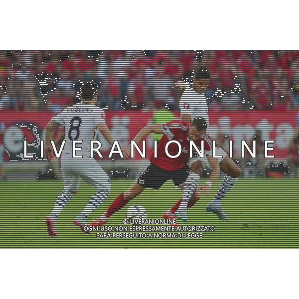 Raphael VARANE / Sokol CIKALLESHI - 13.06.2015 - Albanie / France - Match Amical - Tirana Photo : Dave Winter / Icon Sport AG ALDO LIVERANI SAS ONLY ITALY