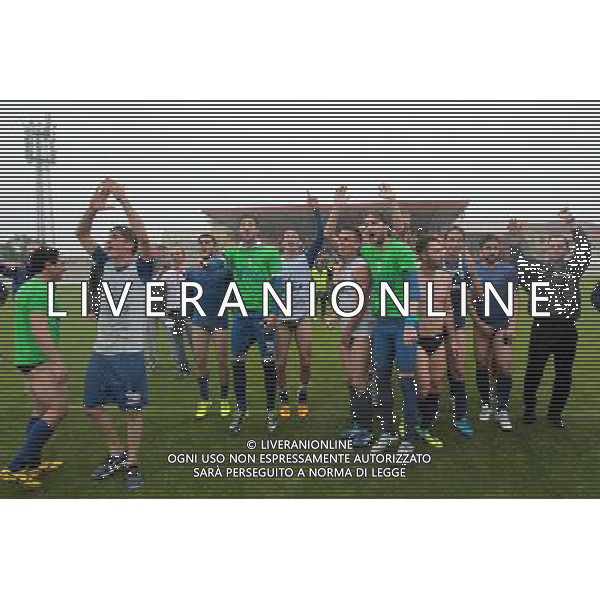 Bassano - Como Finale ritorno play off Lega pro 14 giugno 2015 nella foto Esultanza e festeggiamenti del Como per la promozione in Serie B Â©Garbuio/AGENZIA ALDO LIVERANI Sas