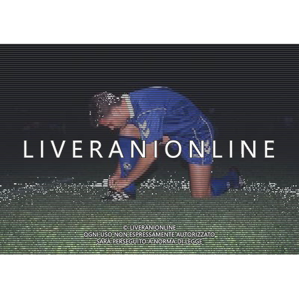 RETROSPETTIVA OLIVER BIERHOFF CALCIATORE NELLA FOTO OLIVER BIERHOFF CON LA MAGLIA DELL\'UDINESE AG ALDO LIVERANI SAS