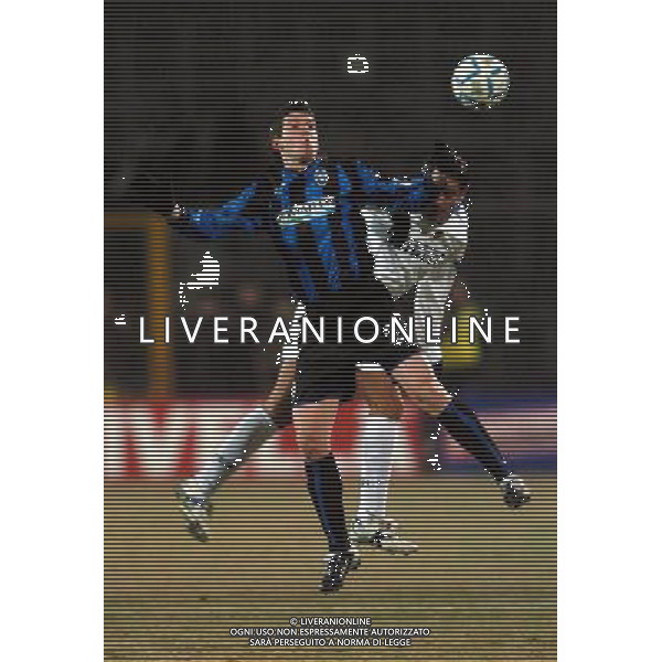 ATALANTA-INTER TIM CUP 27/01/2005 NELLA FOTO LAZZARI-COCO FOTO MARCO LUZZANI-AGENZIA ALDO LIVERANI S A S